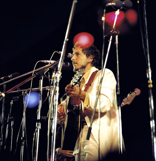Боб Дилан на фестивале Isle of Wight, 1969