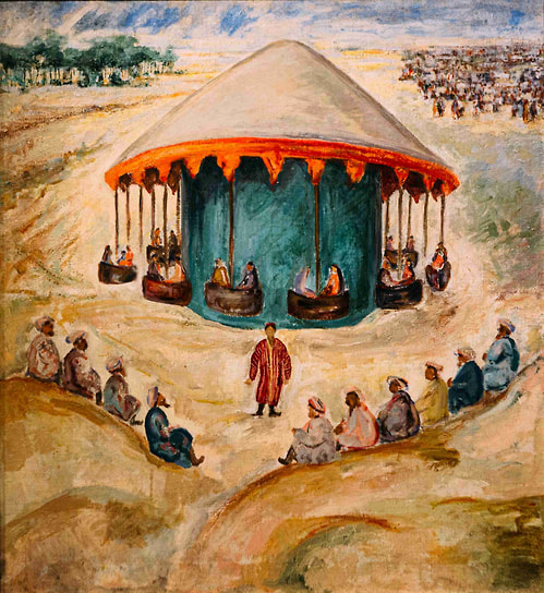 Ольга Соколова. «Карусель под Самаркандом», 1935
