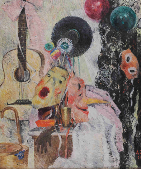 Аркадий Ставровский. «Гитара и маски», 1937