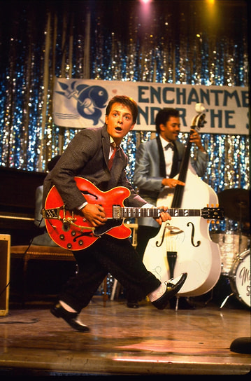 Кадр из фильма «Назад в будущее», режиссер Роберт Земекис, 1985