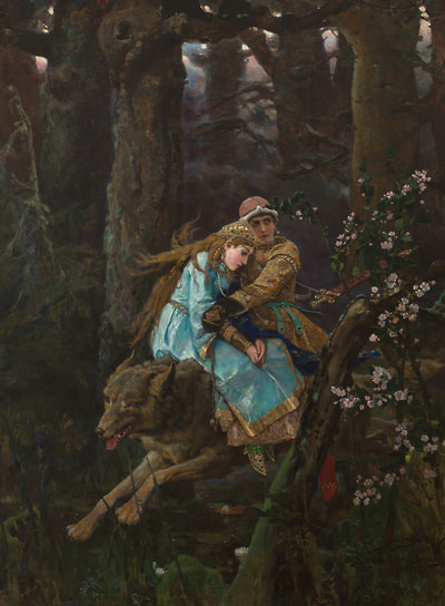Виктор Васнецов. 
«Иван-царевич на Сером Волке», 1889