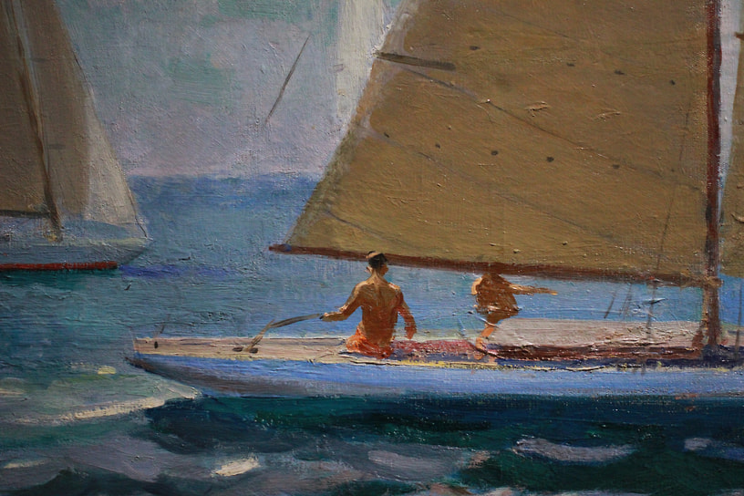 Иван Титов. «Севастопольский рейд», фрагмент, 1950-е