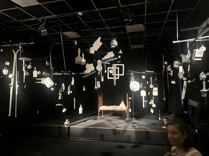 Фрагмент экспозиции II Чувашской биеннале современного искусства, июль 2025