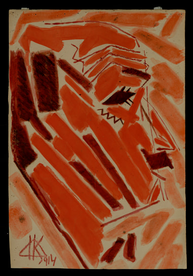 Иван Кулибин. «Портрет Ф. Т. Маринетти», 1914