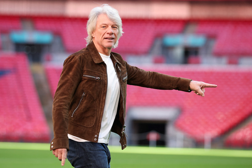 Джон Бон Джови на стадионе Уэмбли в Лондоне, 2025