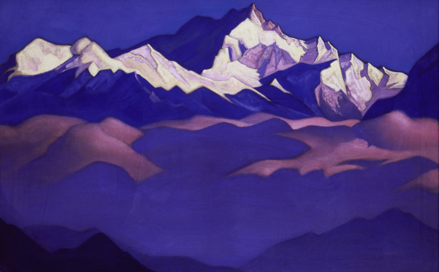 Николай Рерих. «Сокровища снегов (Канченжанга)», 1940