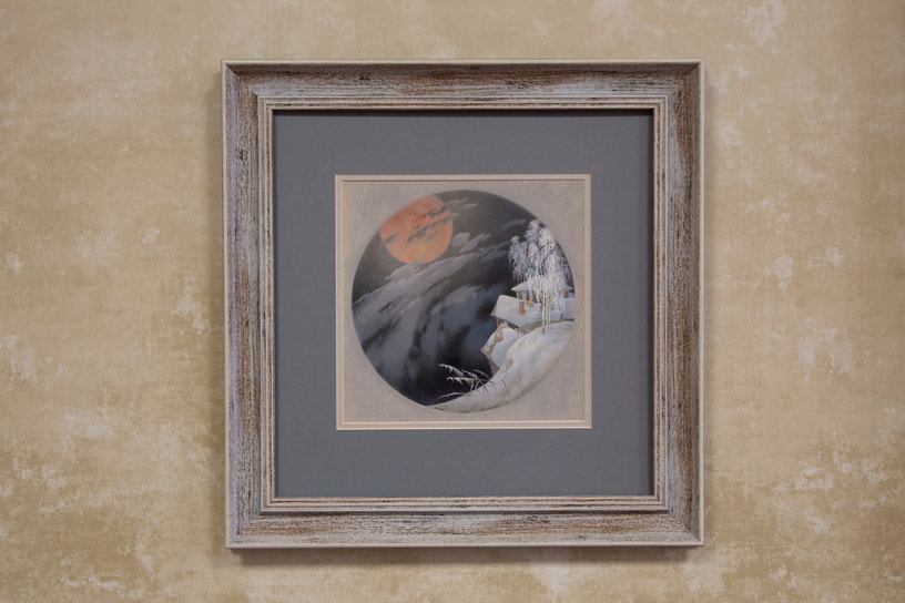 Михаил Комаров. Панно «Космос. За околицей», 2020