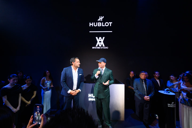 Презентация Hublot MP-17 Meca-10 Arsham Splash Titanium Sapphire в Сингапуре