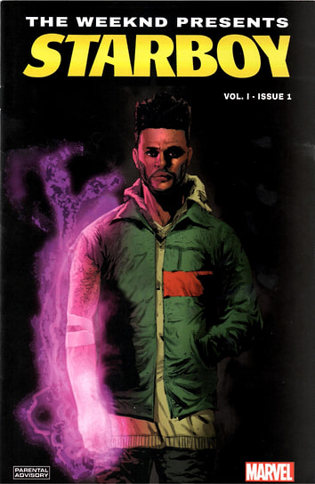 Обложка комикса «Weeknd Presents: Starboy», 2018