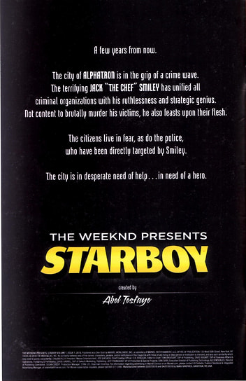 Страница комикса «Weeknd Presents: Starboy»