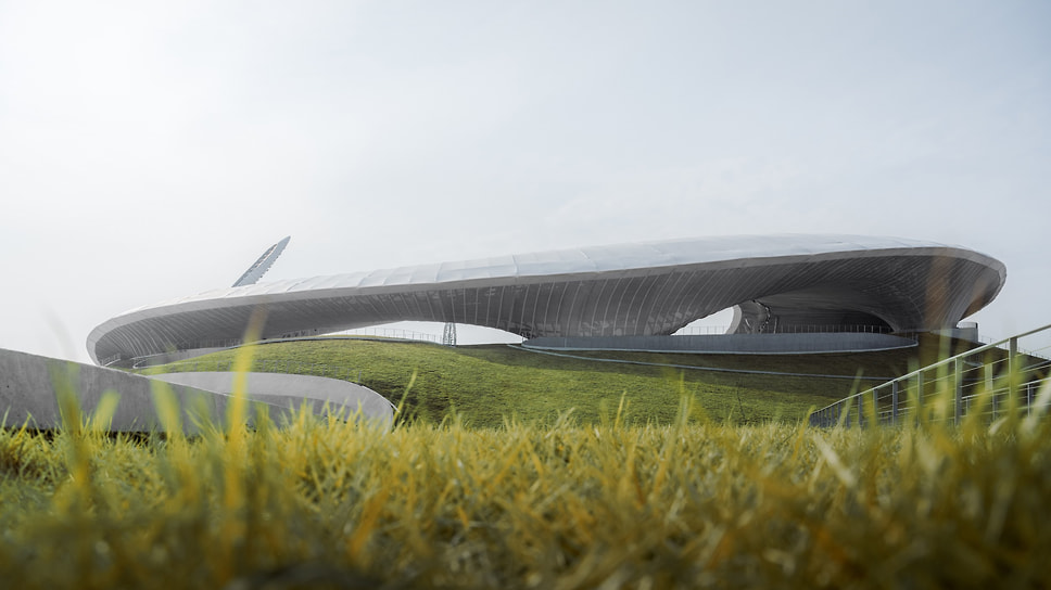 Спортивный стадион Quzhou Stadium в китайском Цюйчжоу
