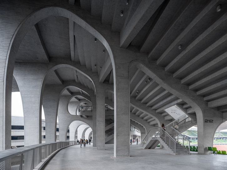 Спортивный стадион Quzhou Stadium в китайском Цюйчжоу