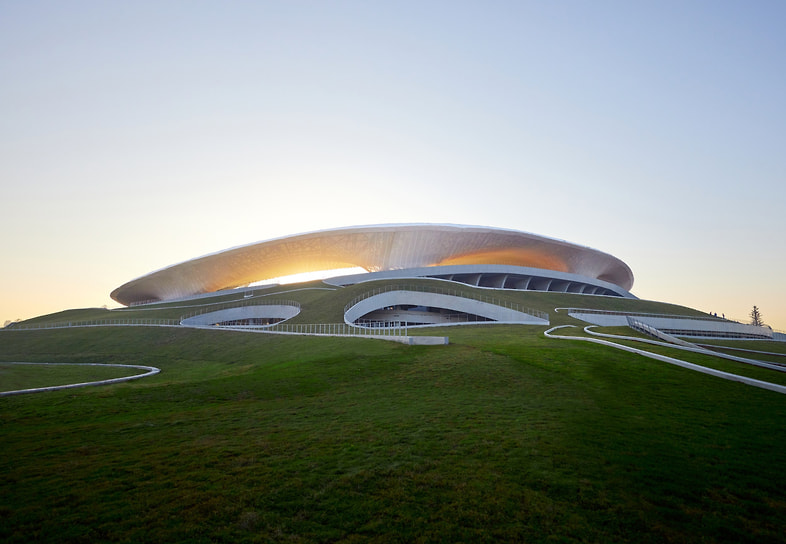 Спортивный стадион Quzhou Stadium в китайском Цюйчжоу