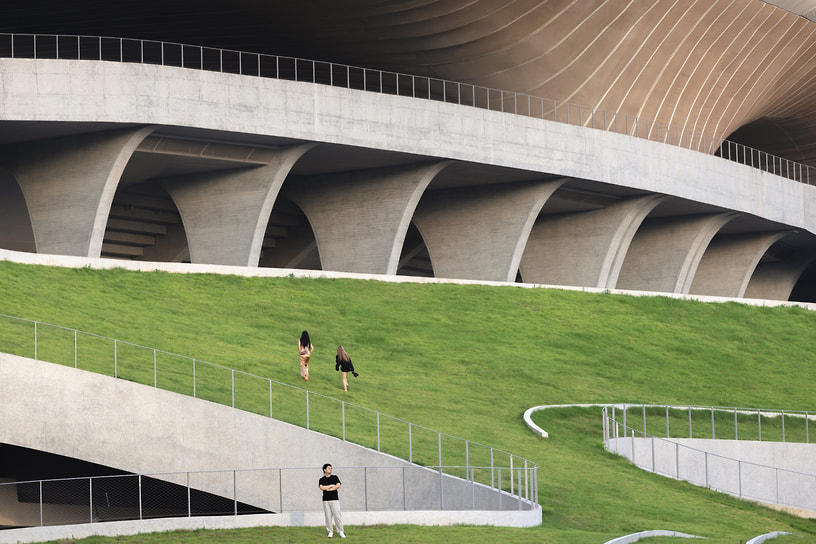 Спортивный стадион Quzhou Stadium в китайском Цюйчжоу