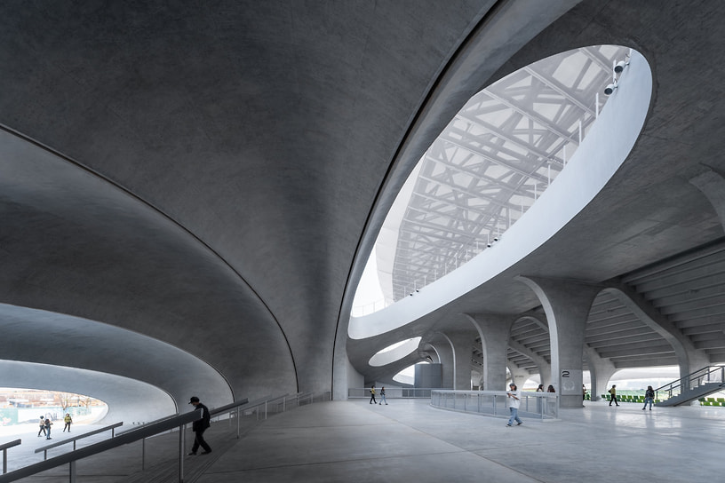 Спортивный стадион Quzhou Stadium в китайском Цюйчжоу