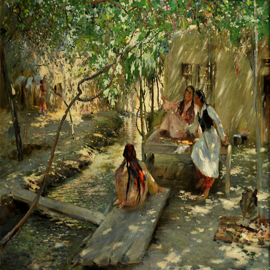 Павел Беньков. «Подруги. Письмо с фронта», 1945