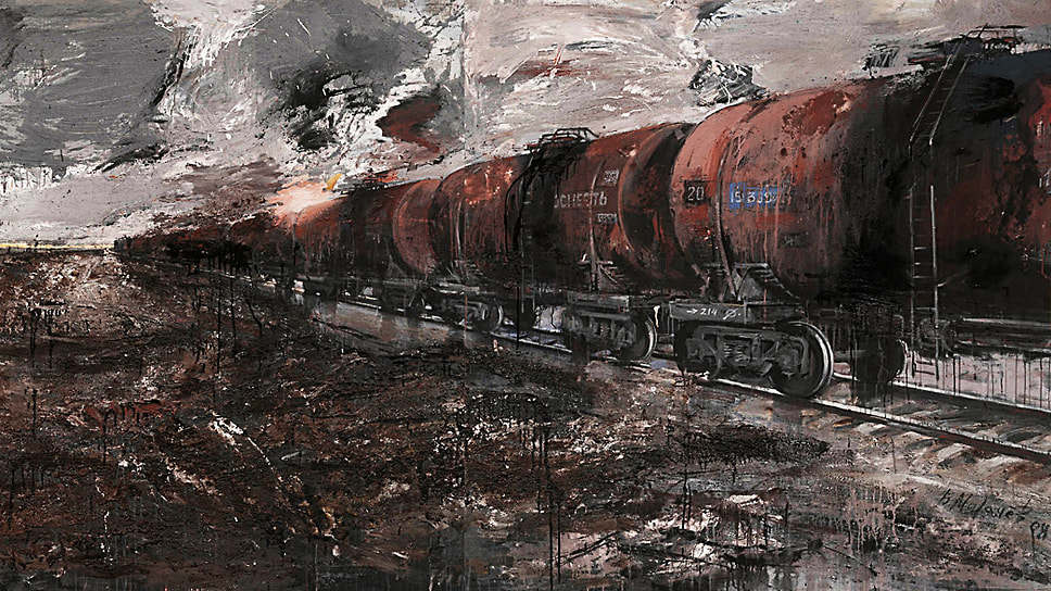 Владимир Мигачев. «Нефть (диптих)», 2008 