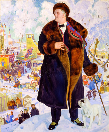 Борис Кустодиев. «Портрет Ф. И. Шаляпина», 1922