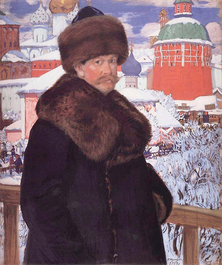 Борис Кустодиев. «Автопортрет», 1912