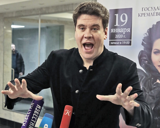 Перед началом юбилейного концерта «Хибла Герзмава и друзья», 2020 год