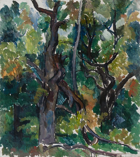 Петр Кончаловский. «Дубы», 1921