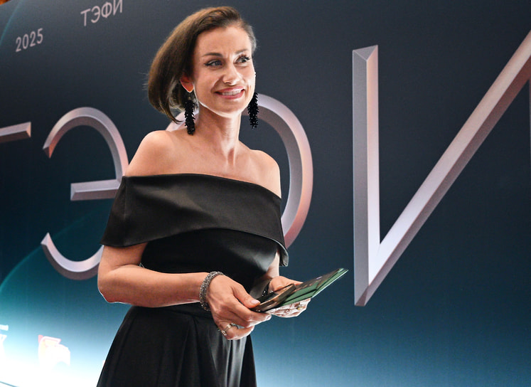 Актриса Анна Ковальчук на церемонии награждения победителей ТЭФИ 2025