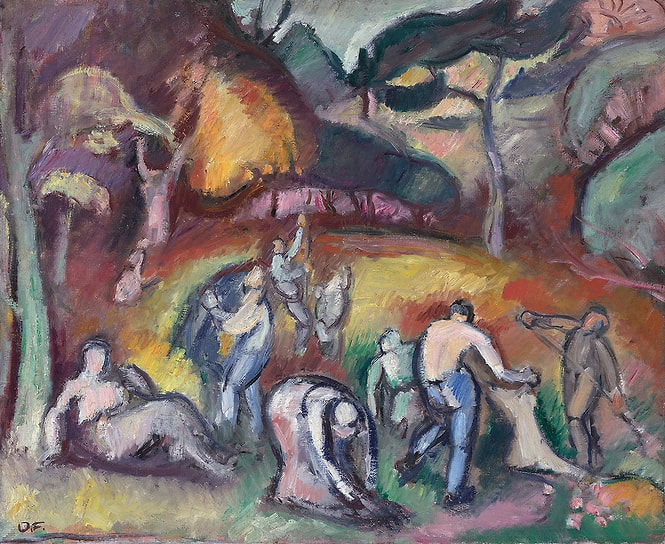 Отон Фриез. «Осенние работы», 1907