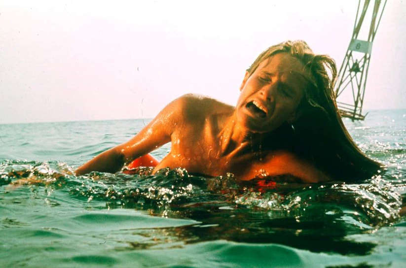 Кадр из фильма «Челюсти», режиссер Стивен Спилберг, 1975 