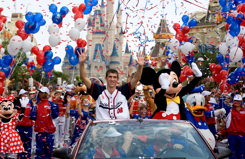 В парке развлечений Walt Disney World во Флориде, 2008 год