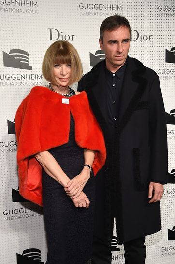 С Рафом Симонсом на ужине Dior в Музее Соломона Гуггенхайма, Нью-Йорк, 2014