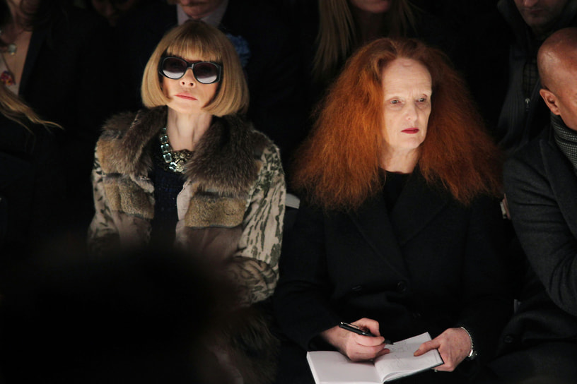 С Грейс Коддингтон на показе Rochas в Париже, 2010