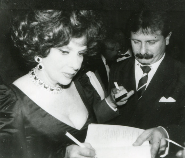Актриса Джина Лоллобриджида, 1990-е годы
