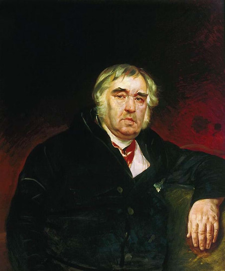 Карл Брюллов. «Портрет баснописца И.А. Крылова», 1839