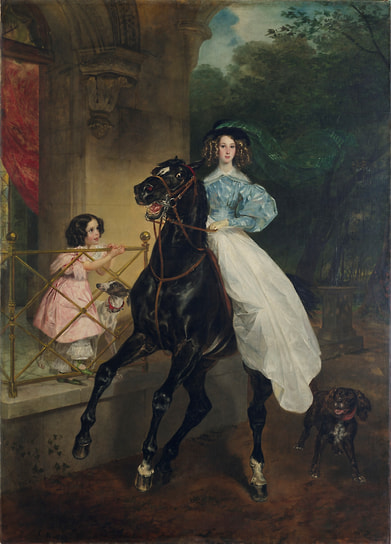 Карл Брюллов. «Всадница», 1832