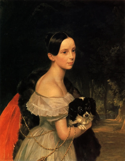 Карл Брюллов. «Портрет великой княжны Александры Николаевны», 1830-е