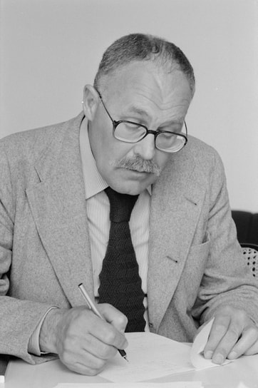 Понтус Хультен в Центре Помпиду. Париж, 1977