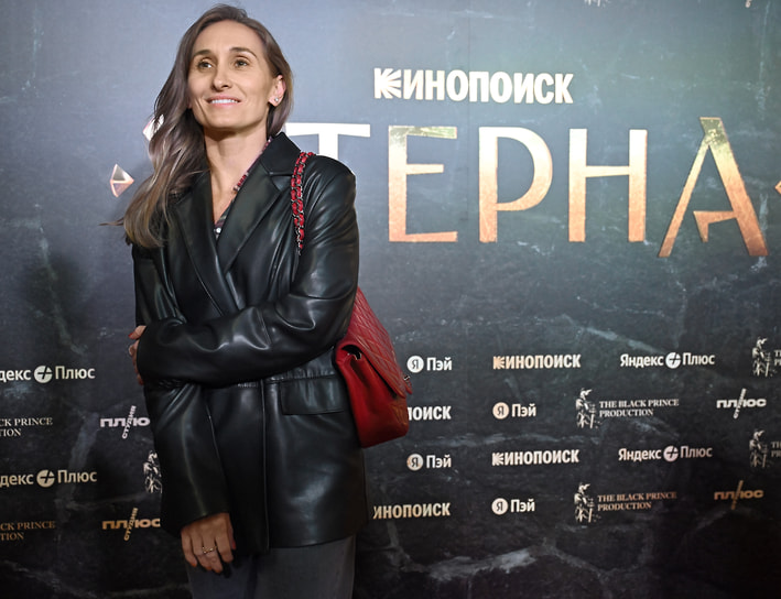 Балерина Анастасия Винокур на премьере фэнтези-сериала «Этерна» режиссера Сергея Трофимова в кинотеатре «КАРО 11 Октябрь»