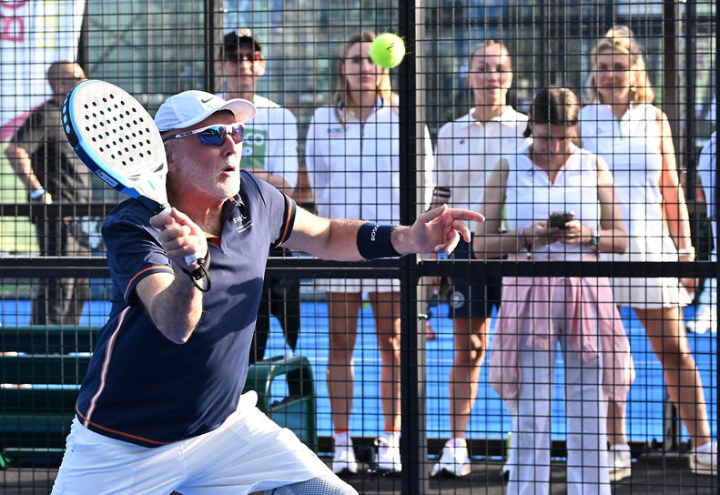 Композитор, продюсер Игорь Матвиенко на турнире по паделу Bosco Cup Padel в Лужниках