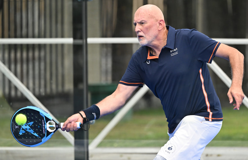 Композитор, продюсер Игорь Матвиенко на турнире по паделу Bosco Cup Padel в Лужниках