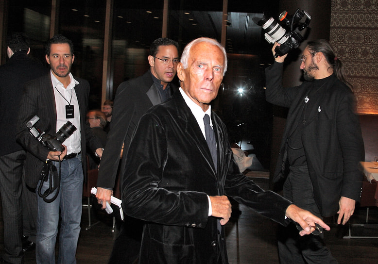На специальном показе новой коллекции Giorgio Armani Prive осень-зима в Барвихе Luxury Village, 2009 год