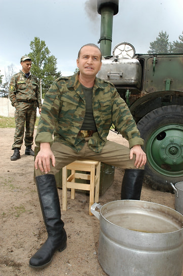 На съемках клипа на песню «Граница», 2003 год 