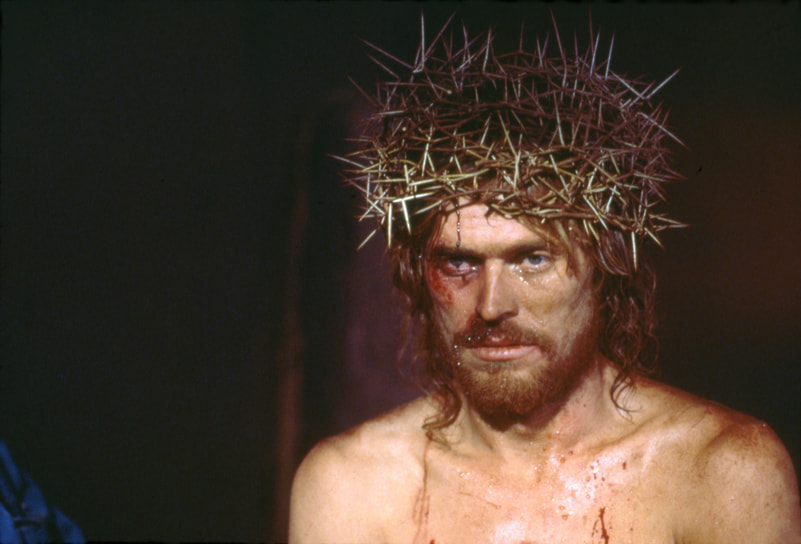 На съемках фильма «Последнее искушение Христа», 1988 год