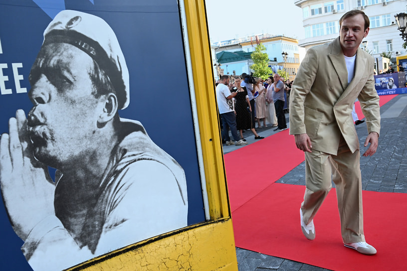 Актер Михаил Тройник на закрытии IX фестиваля нового российского кино «Горький Fest» в Нижегородском театре драмы