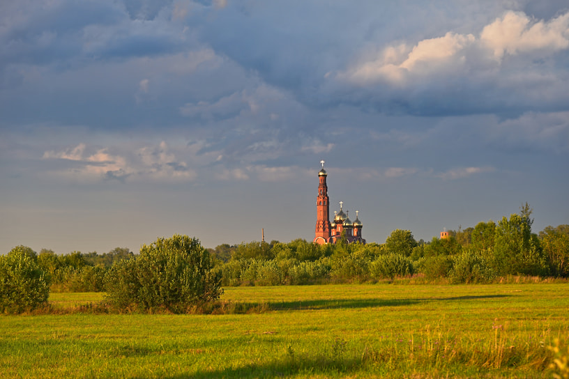 Вид на кафедральный собор Воскресения Христова в Иваново