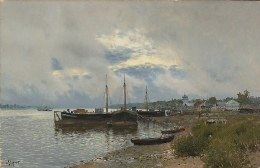 Исаак Левитан. «После дождя. Плёс», 1889