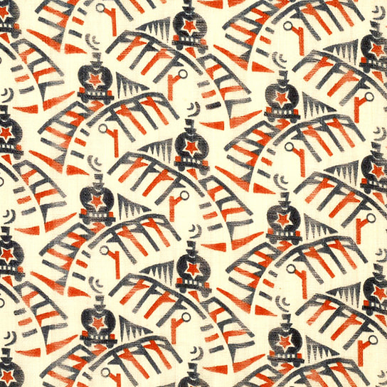 Ситец из коллекции тканей Музея ивановского ситца