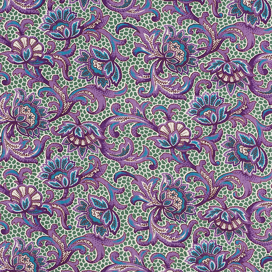 Ситец из коллекции тканей Музея ивановского ситца