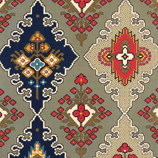 Ситец из коллекции тканей Музея ивановского ситца