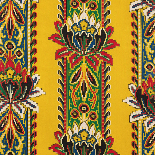 Ситец из коллекции тканей Музея ивановского ситца