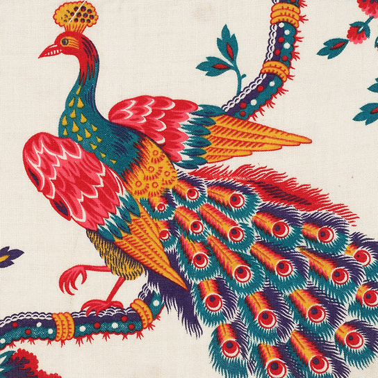 Ситец из коллекции тканей Музея ивановского ситца